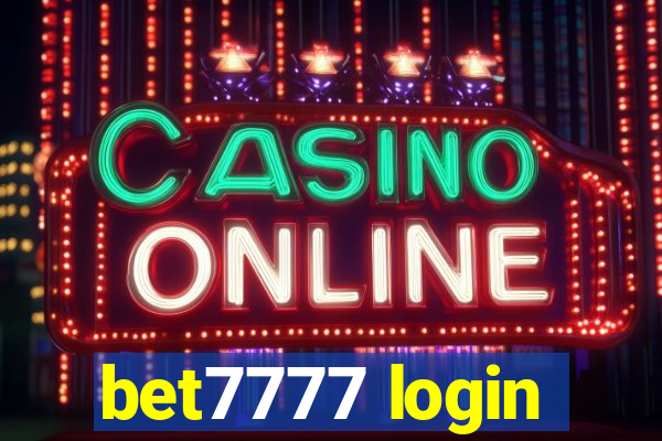 bet7777 login